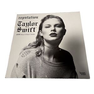 Taylor Swift Official Reputation 2019 Calendar Used Swiftie Fan Gift Art Decor